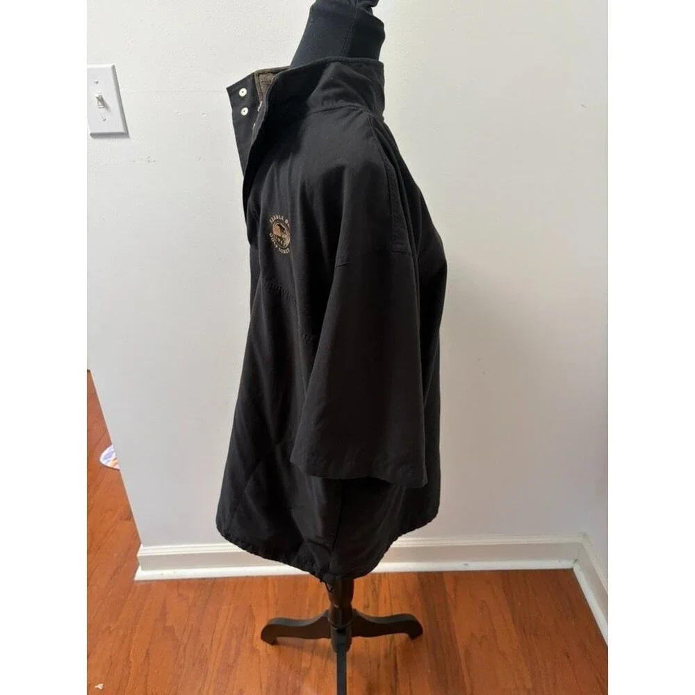 Ashworth Pebble Beach Golf Links Men's Jacket L Black Drawstring Hem